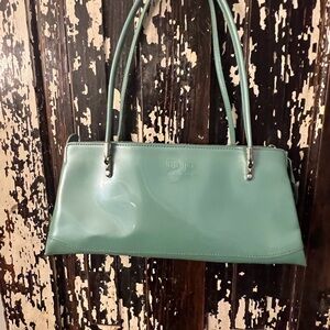 Beijo opalescent vintage Handbag w silver accent.